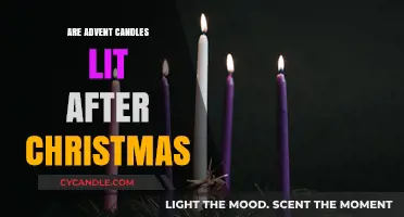 Post-Christmas Advent Candles: Should They Stay Lit or Be Extinguished?
