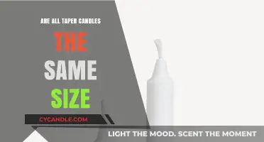 Taper Candles: What's with the Sizes?