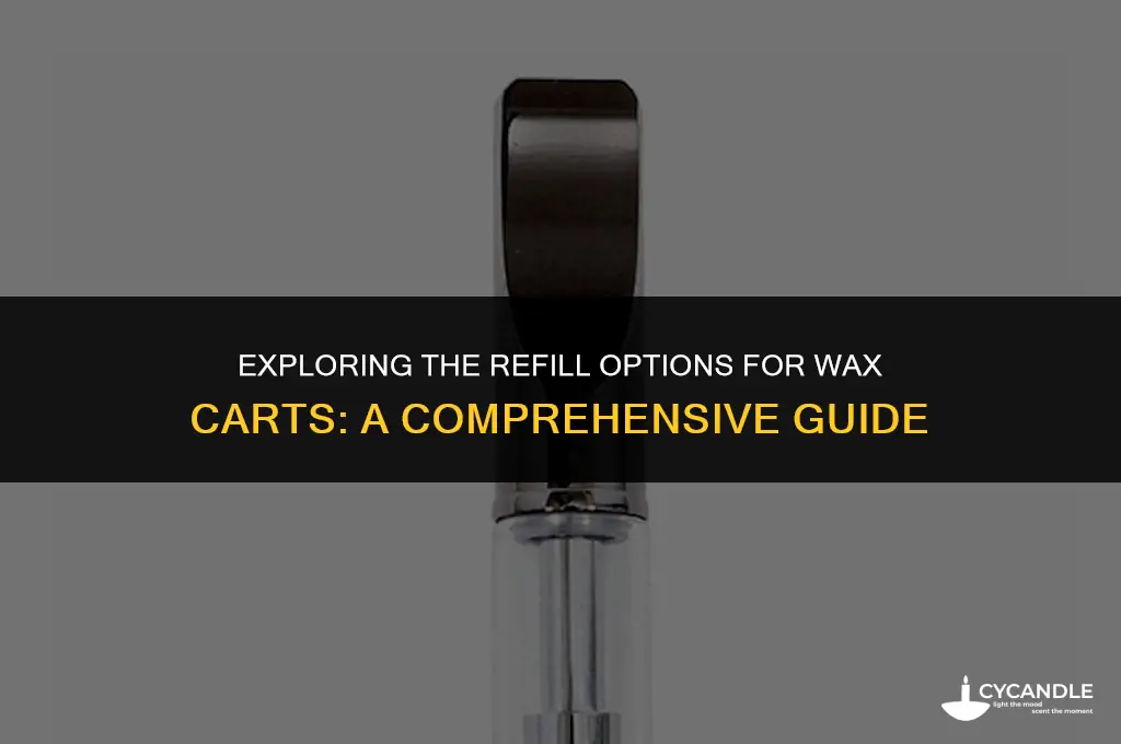 are all wax carts refilk