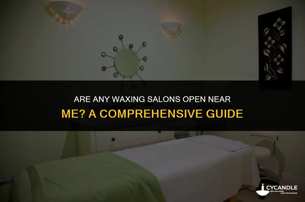 are any waxing salons open
