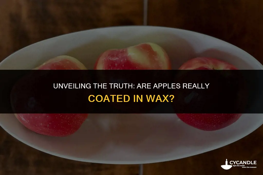 are apples coated in wax