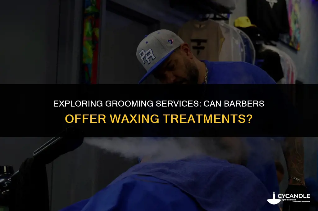 are barbers allowed to wax