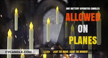 Battery-Operated Candles: Safe for Air Travel?
