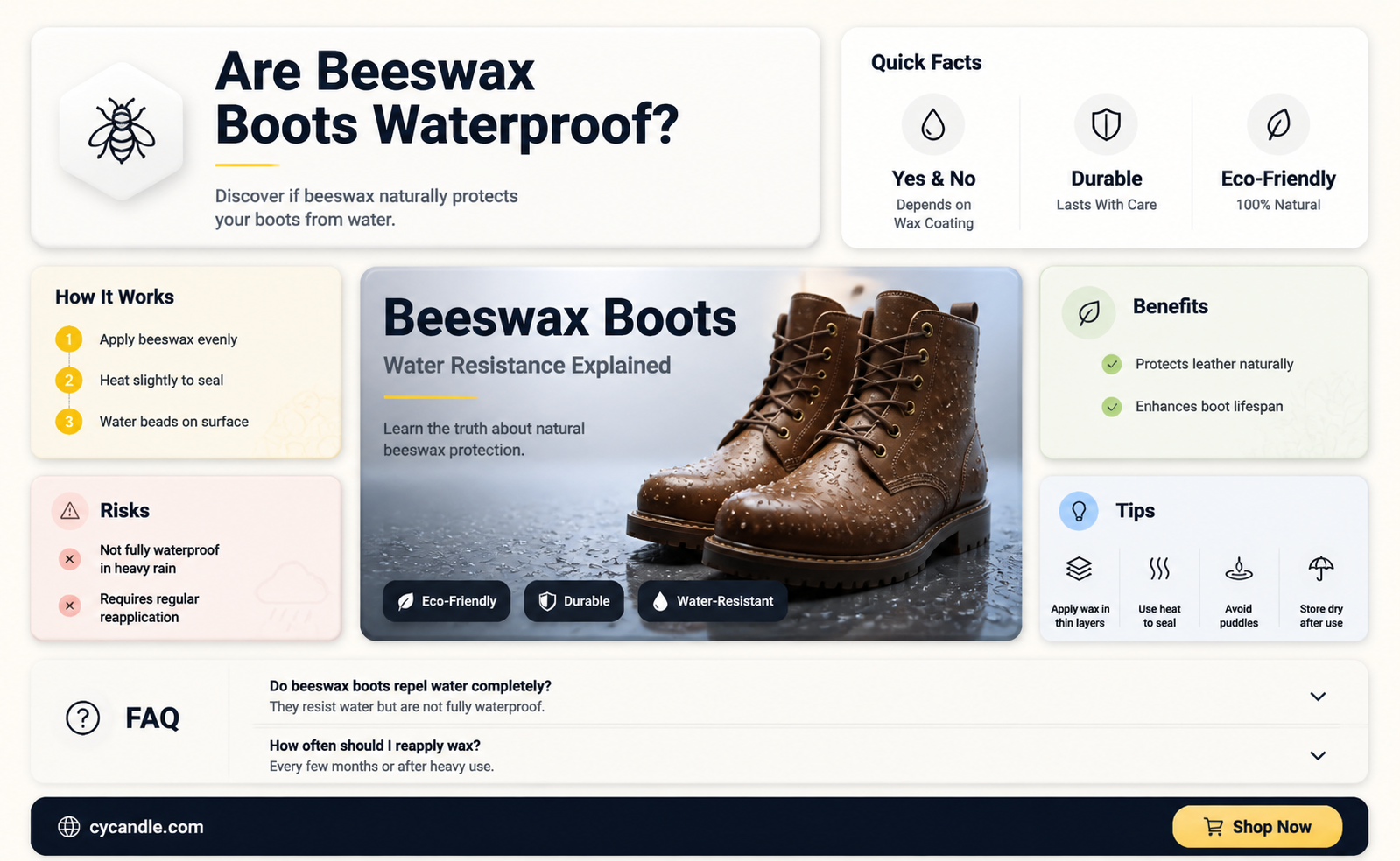 are beeswax boots already waterproof