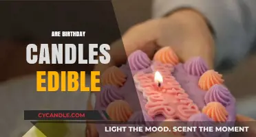 Birthday Candles: Edible or Not?