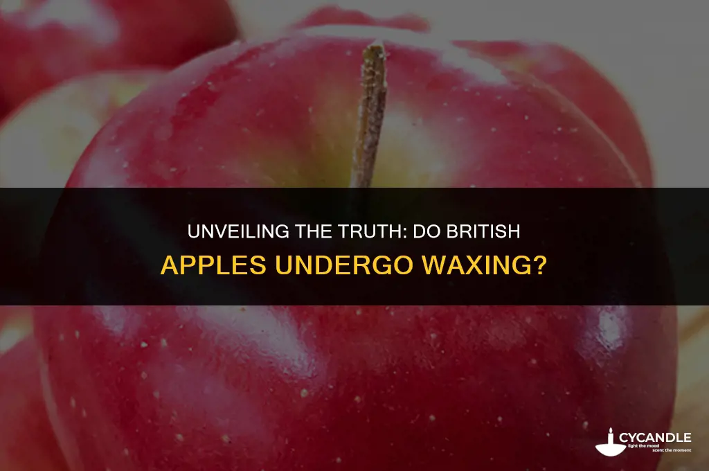 are british apples waxed