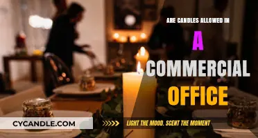 Candle Conundrum: Are They Allowed in Commercial Offices?
