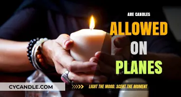 Candle Conundrum: Are They Allowed on Planes?