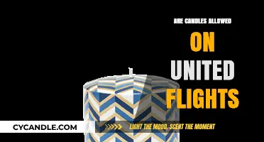 United Airlines: Can You Bring Candles on Board?