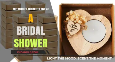 Candles as Bridal Shower Gifts: Yay or Nay?