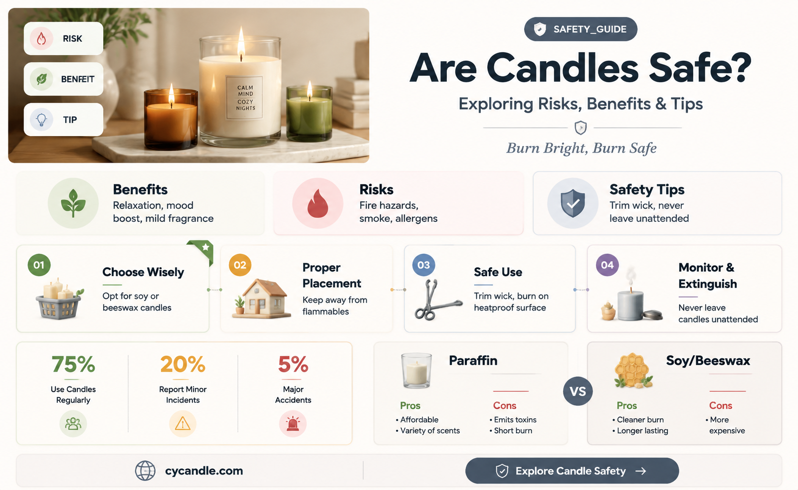 are candles safe