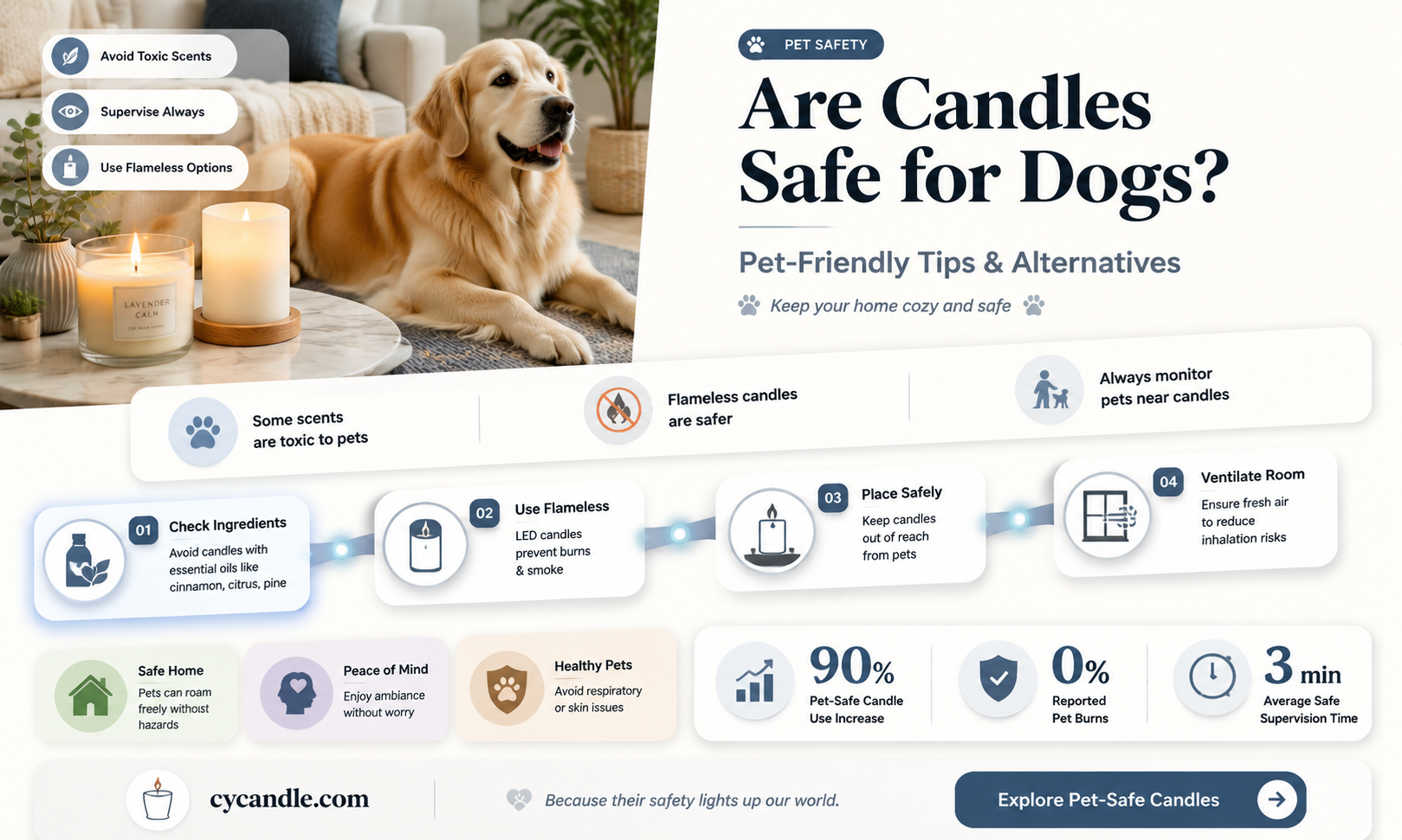 are candles safe for dogs