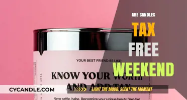 Candles: Tax-Free Weekend Shopping