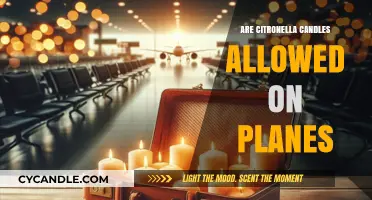 Citronella Candles: Safe for Air Travel?