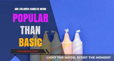 Colored Candles: A Brighter Choice?