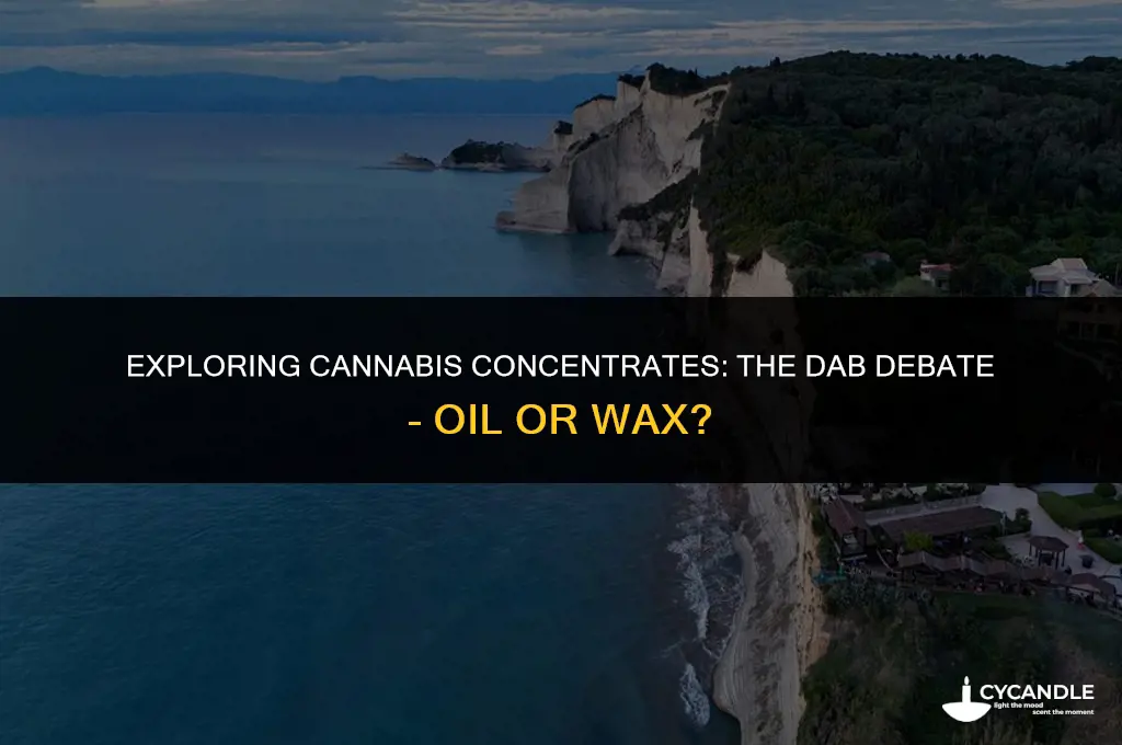 are dabs oil or wax