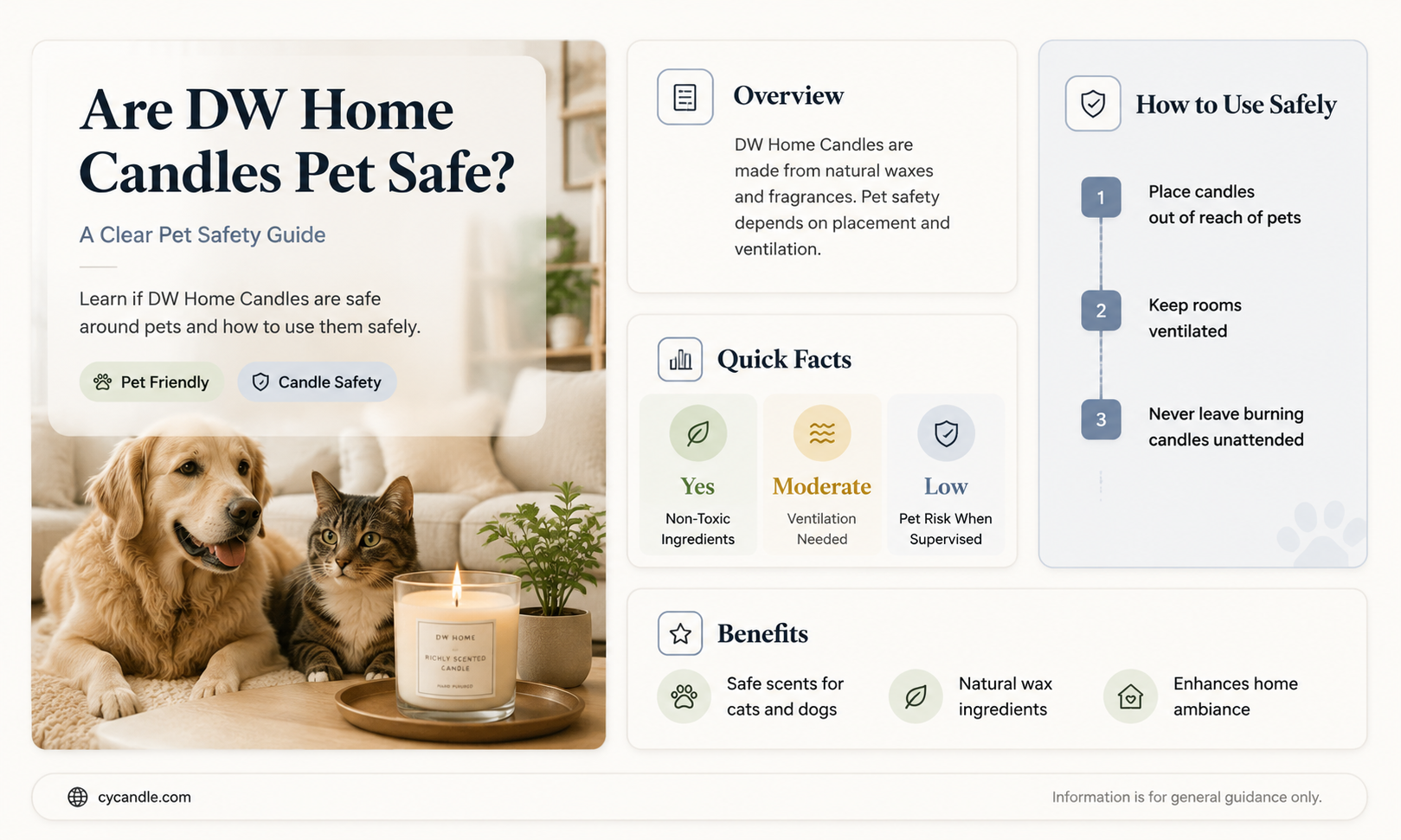 are dw home candles pet safe