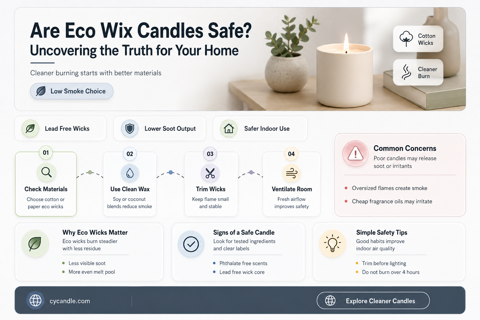 are eco wix candles safe