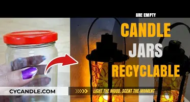 How to Recycle Empty Candle Jars?