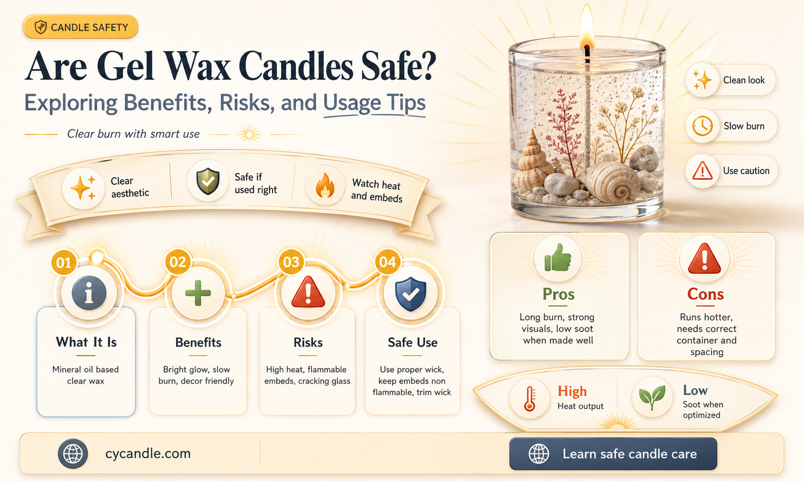 are gel wax candles safe