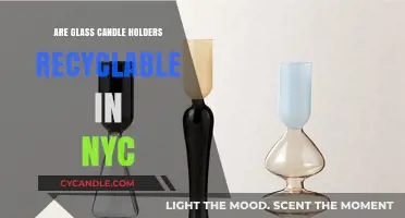 Glass Candle Holders: NYC Recycling Options