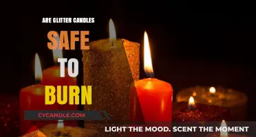 Are Glitter Candles Safe? Burning Tips and Potential Risks