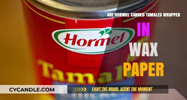 Hormel Canned Tamales: Wax Paper Wrapping Mystery Explained