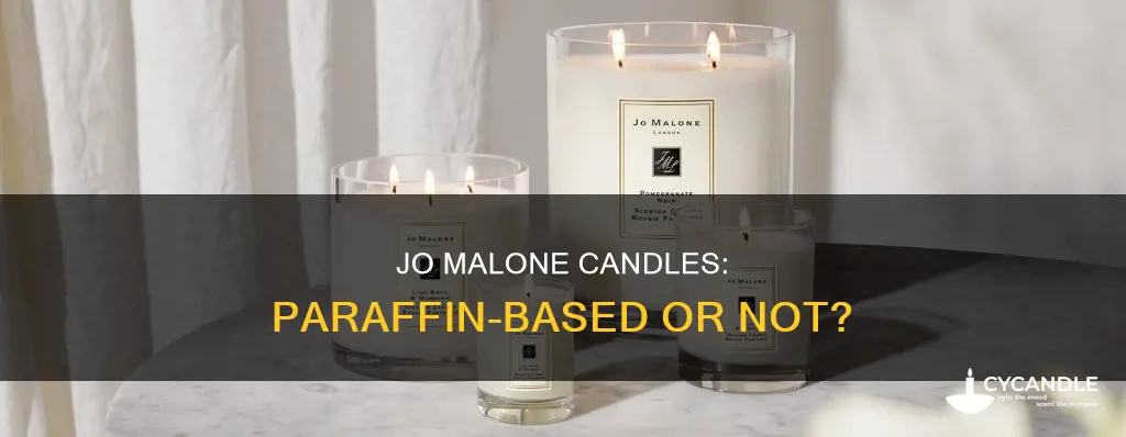 are jo malone candles made from paraffin