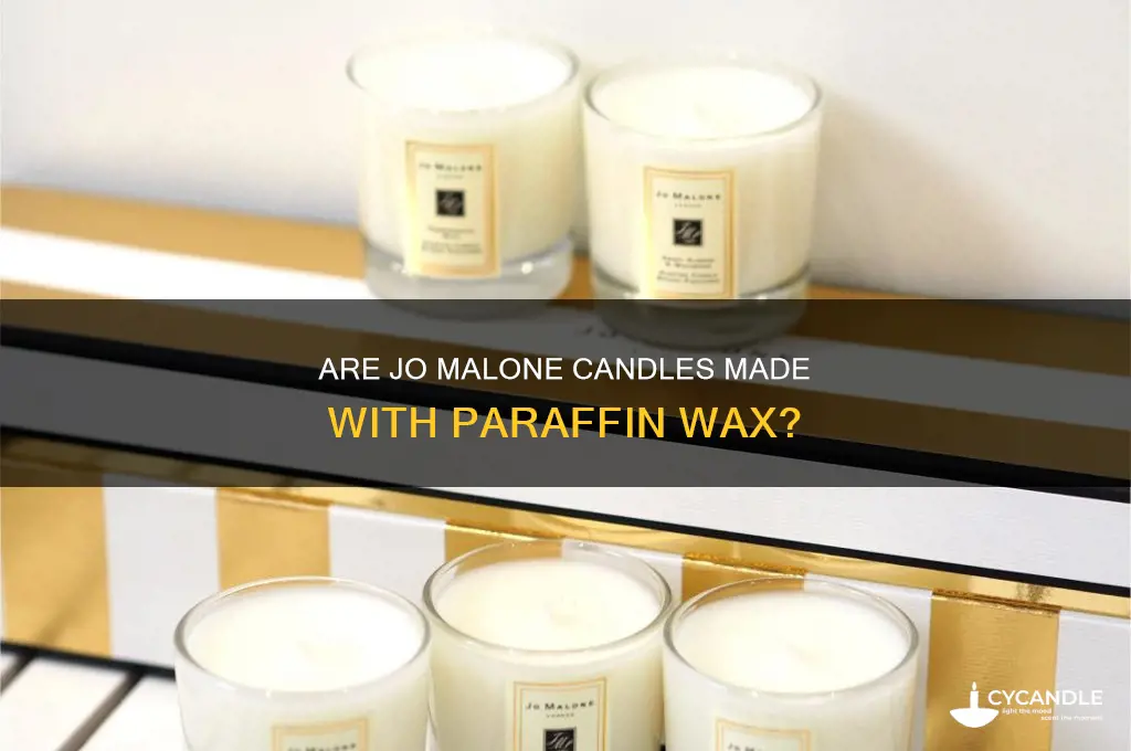 are jo malone candles paraffin wax