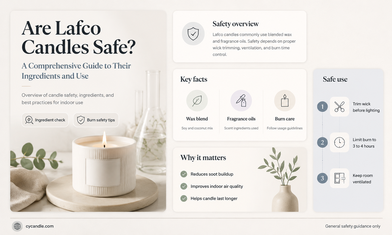 are lafco candles safe