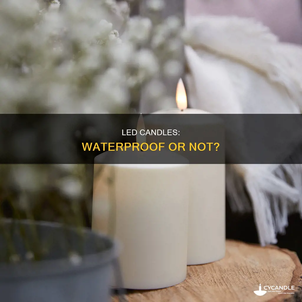 are led candles waterproof