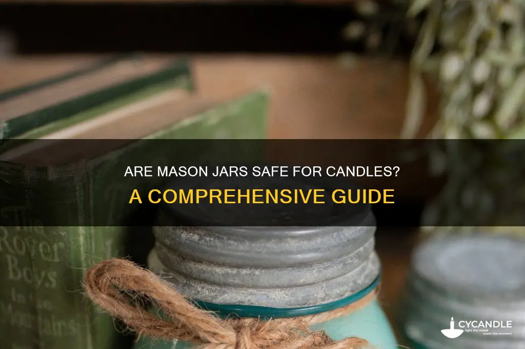are mason jars candle safe