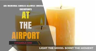 Memorial Candles: TSA Airport Checkpoint Rules