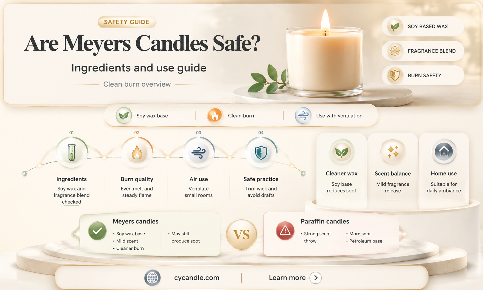 are meyers candles safe