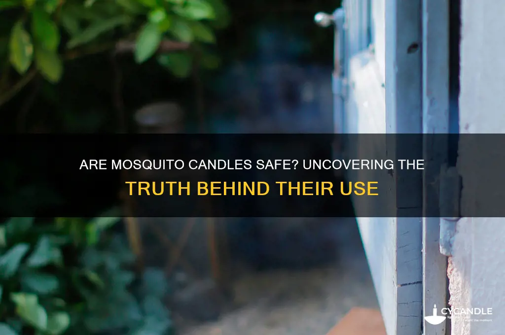 are mosquito candles safe