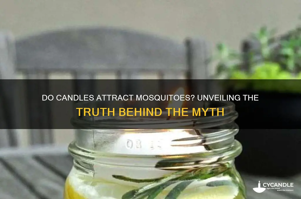 are mosquitoes attracted to candle light