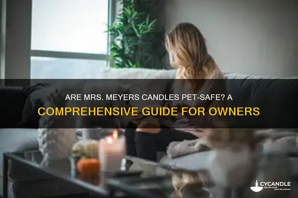 are mrs meyers candles safe for pets