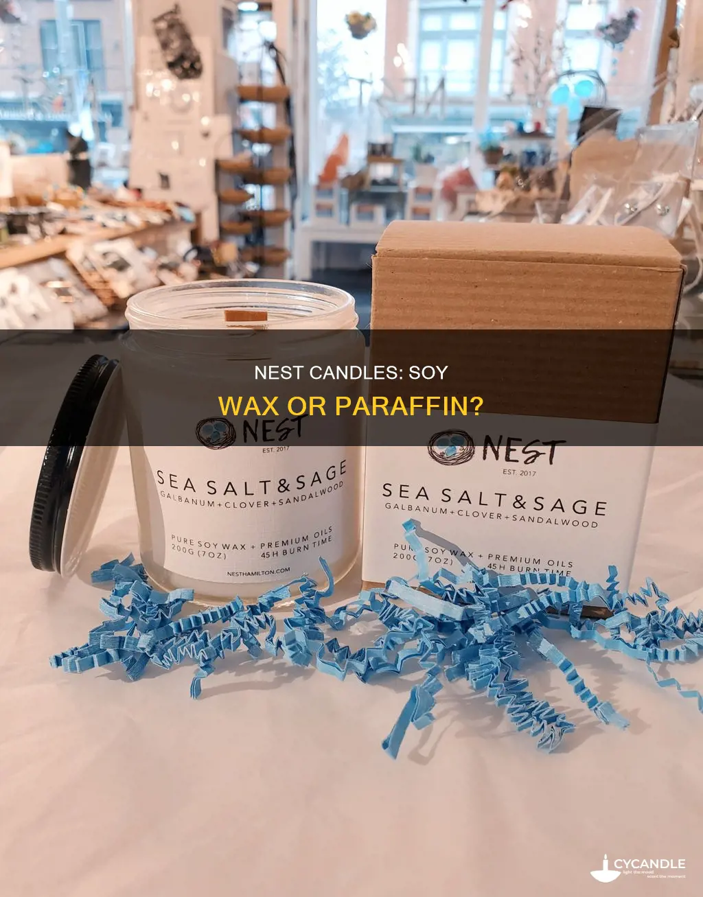 are nest candles made of soy