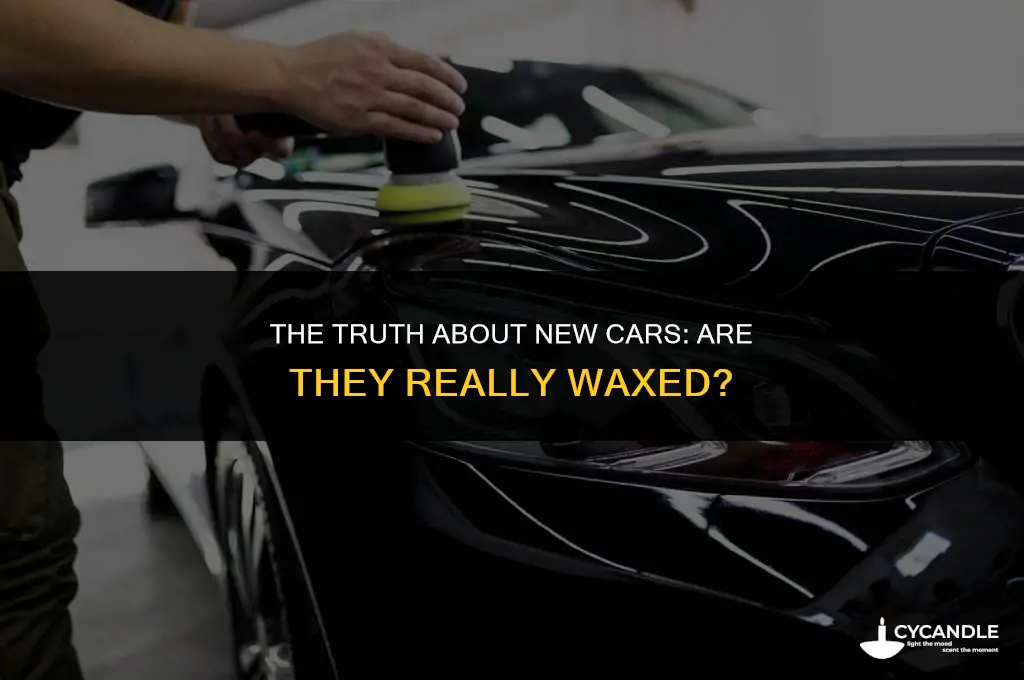 are new cars waxed