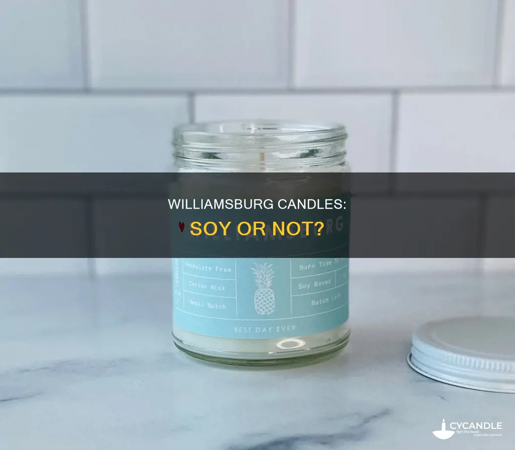 are old williamsburg candles soy