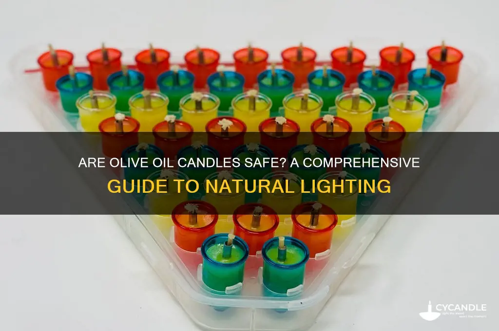 are olive oil candles safe