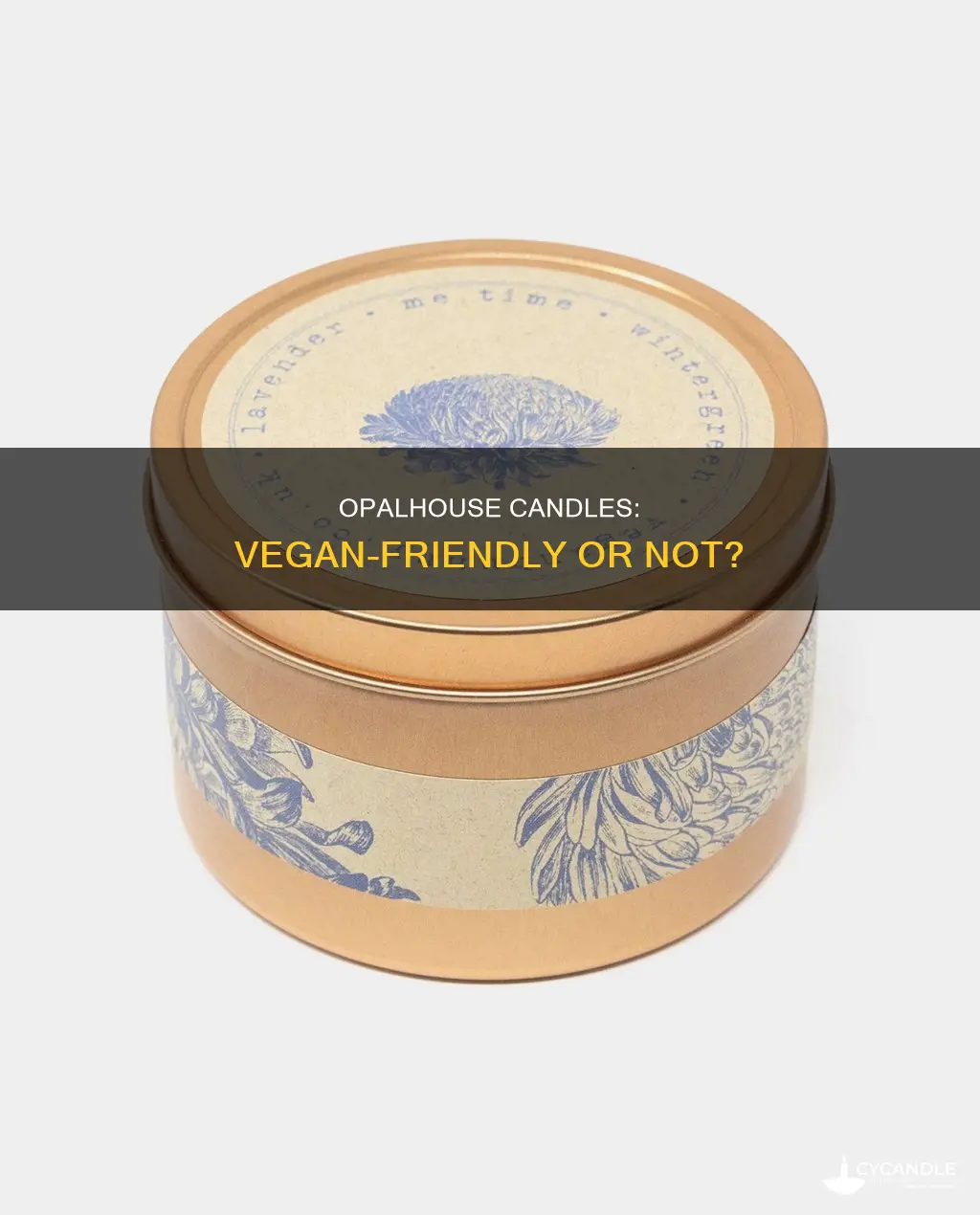 are opalhouse candles vegan