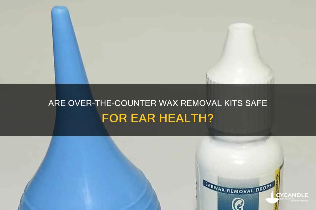 are over the coubter wax removal kits safe