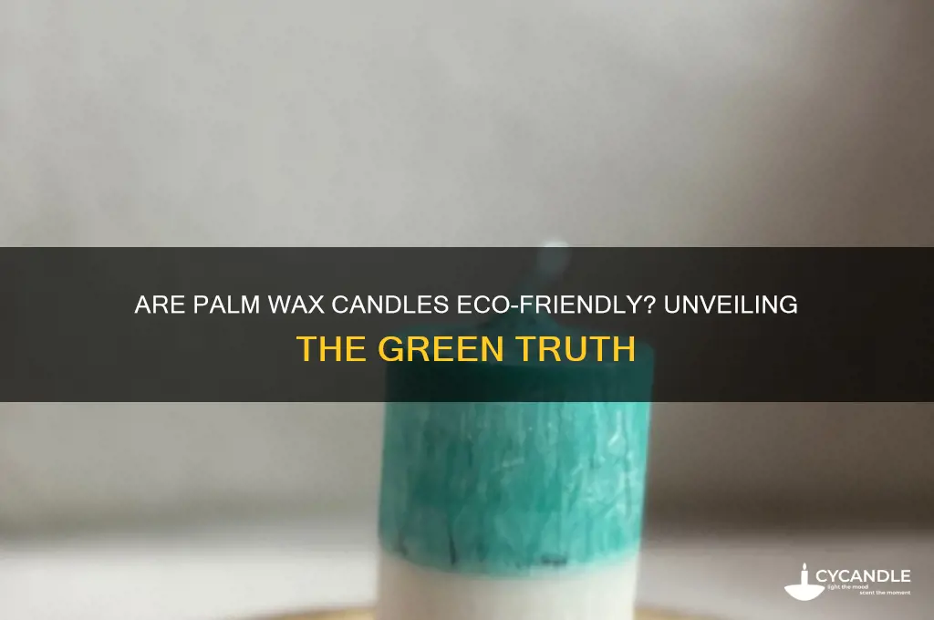 are palm wax candles eco friendly