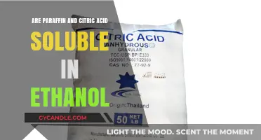 Ethanol Solubility of Paraffin and Citric Acid: A Detailed Analysis