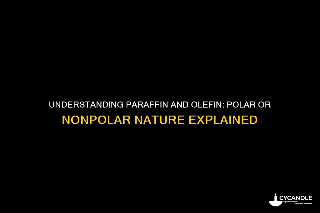 are paraffin and olefin polar or nonpolar