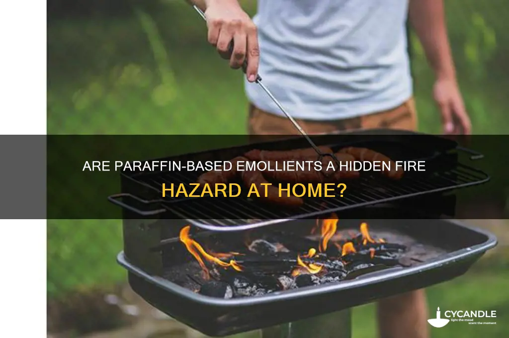 are paraffin based emollients a fire risk