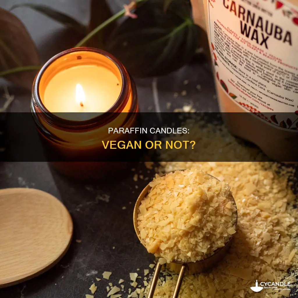 are paraffin candles vegan