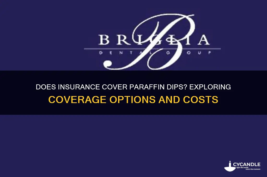 are paraffin dips paid for by ins