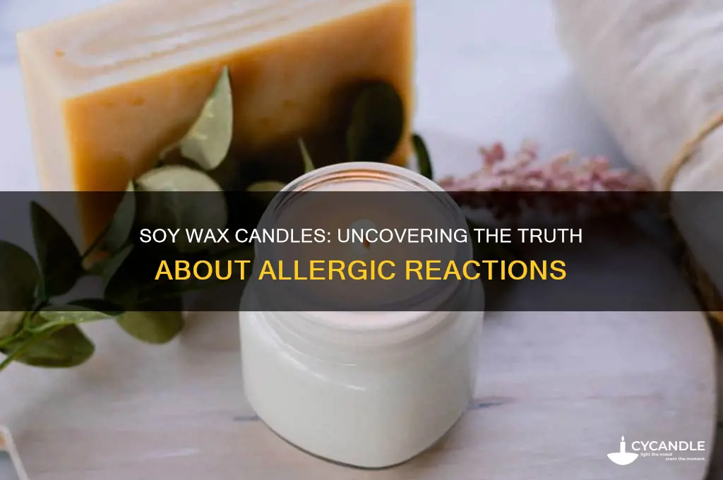 are people allergic to soy wax candles
